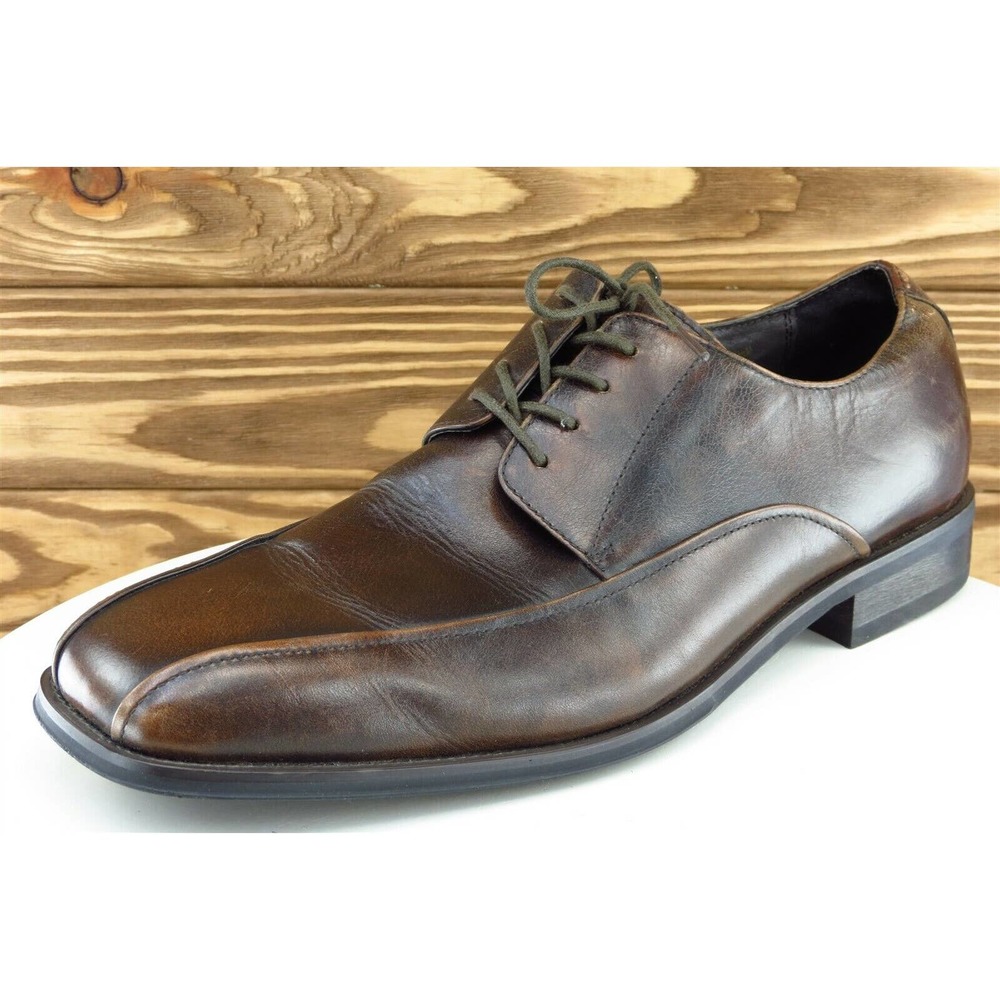 Stafford Shoes Sz 10.5 M‎ Brown Derby Oxfords Leather Men